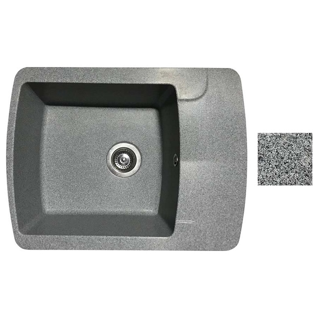 Мойка из искусственного камня, грей, FLEXI, BelEvors