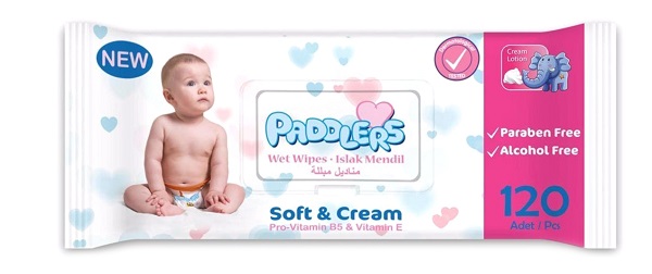 Влажные салфетки для детей Soft and Cream 20шт PADDLERS