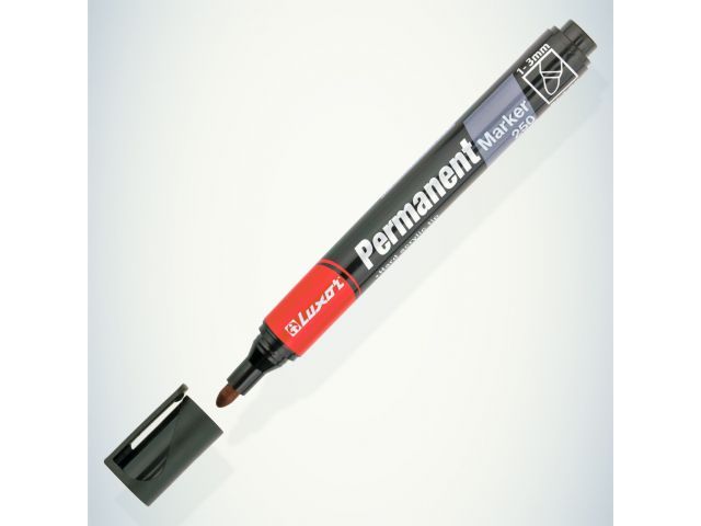 Маркер перманентный фетровый черный LUXOR 250