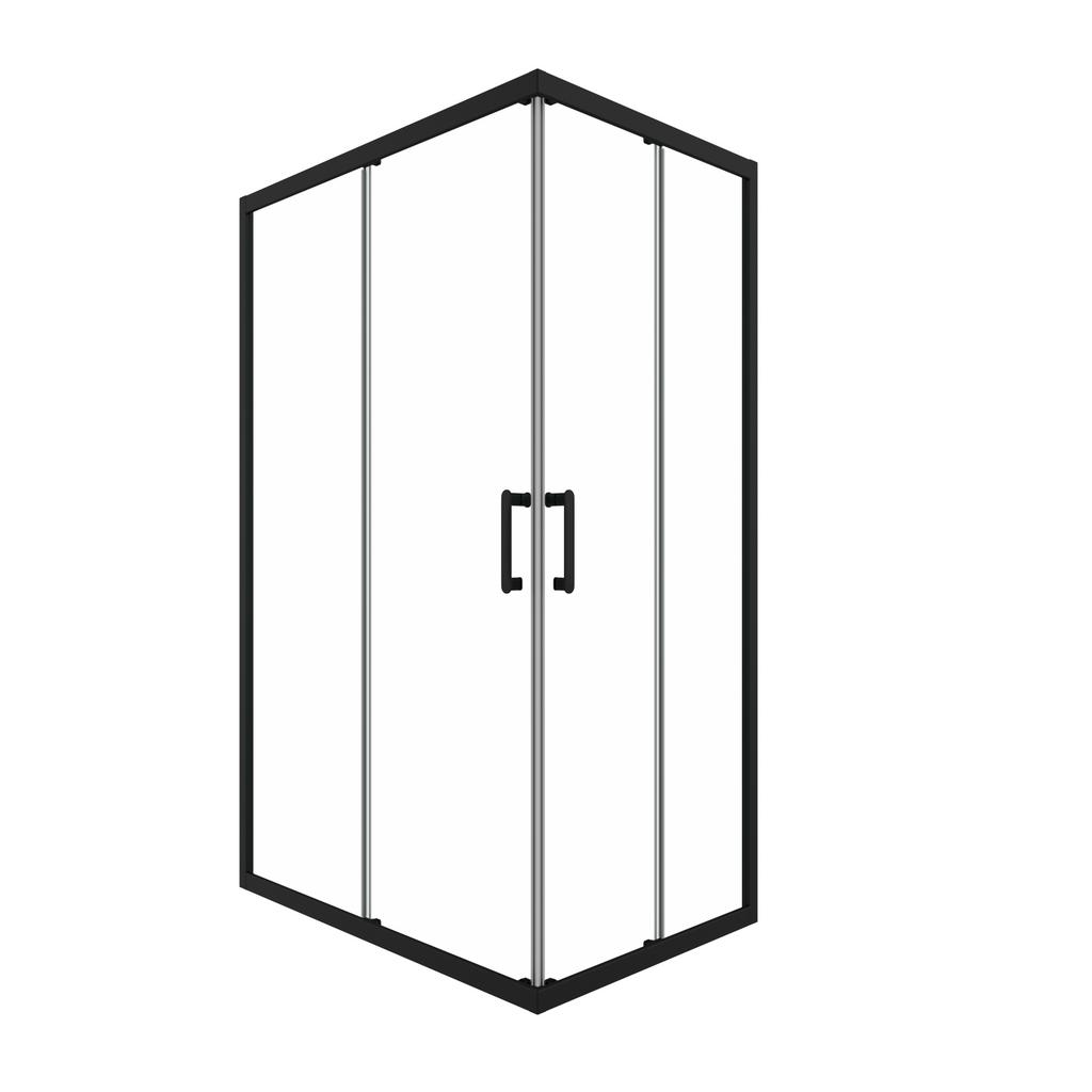 Душевой уголок Triton Фикс-Блэк 120*80 без поддона 