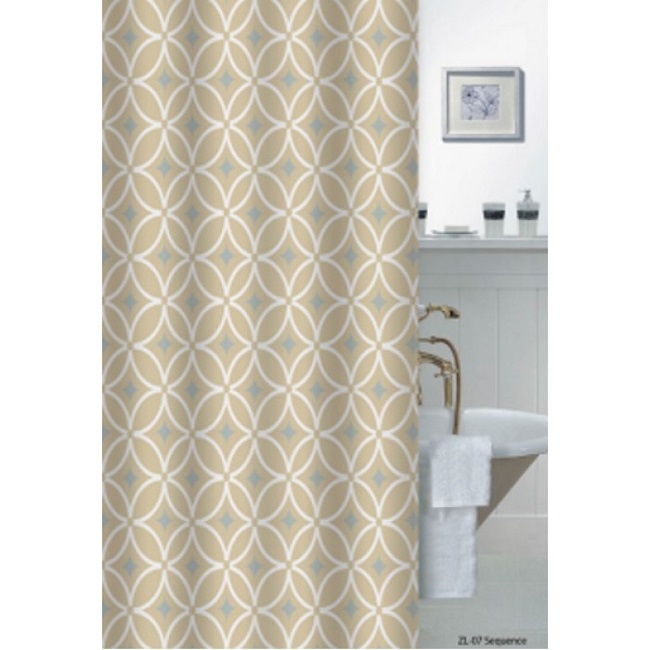 Занавеска для ванной 180х200 см Zalel ZL-07