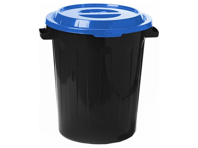 Бак с крышкой 90л (синий) IDEA М2394
