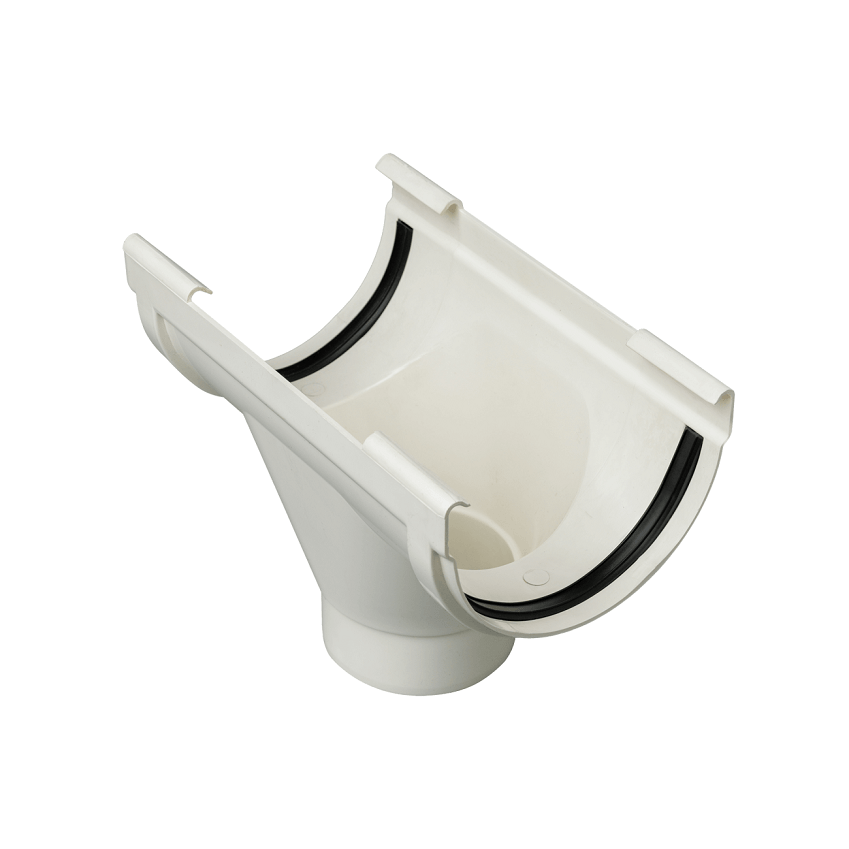 Воронка желоба (белый) 125/85 мм Комфорт Альта-Профиль