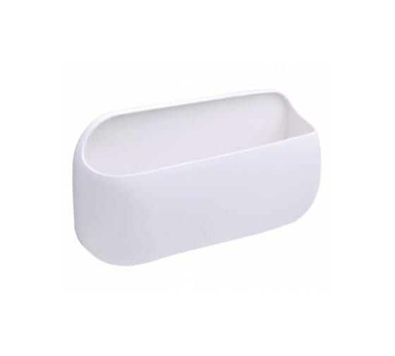 Органайзер настенный, самоклеящийся, белый, 260x70x140 мм, RIDDER 13101101