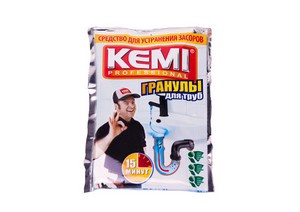 Средство для удаления засоров, 70г. KEMI-Professional Средство для удаления засоров, 70г. KEMI-Professional