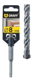 Сверло (бур) по бетону SDS-plus 8х50х110 GRAFF