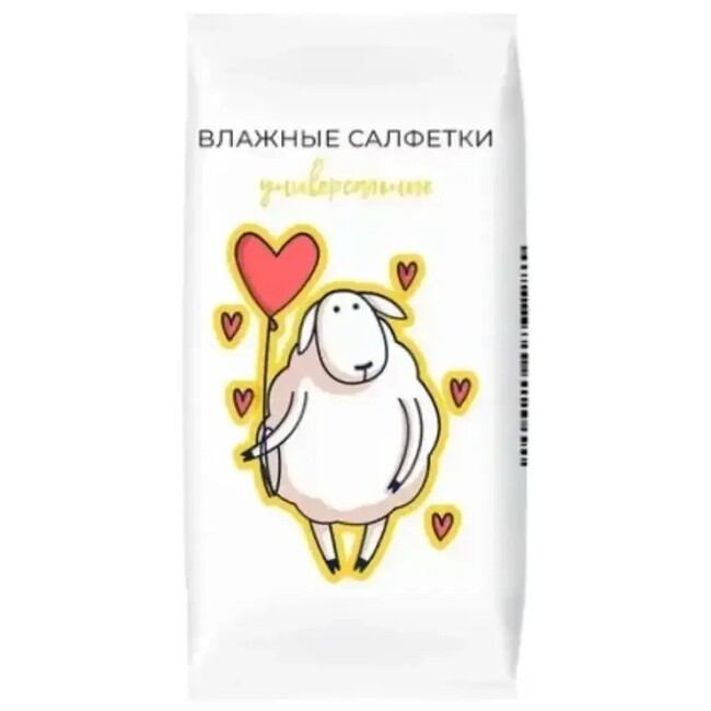 Салфетки влажные универсальные с хлопком 8 шт COTTO