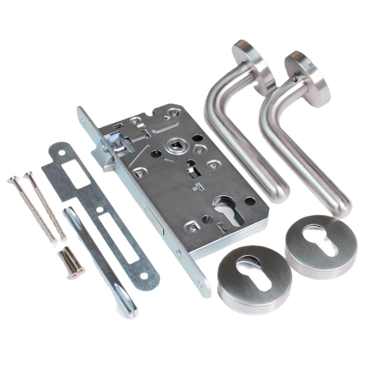 Замок врезной 7504/41 с ручками ARNI