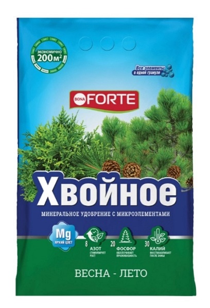 Удобрение минеральное Хвойное 2кг Bona Forte