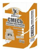 Смесь кладочная жаростойкая глино-песчаная 25кг Горыныч Смесь кладочная жаростойкая глино-песчаная 25кг Горыныч