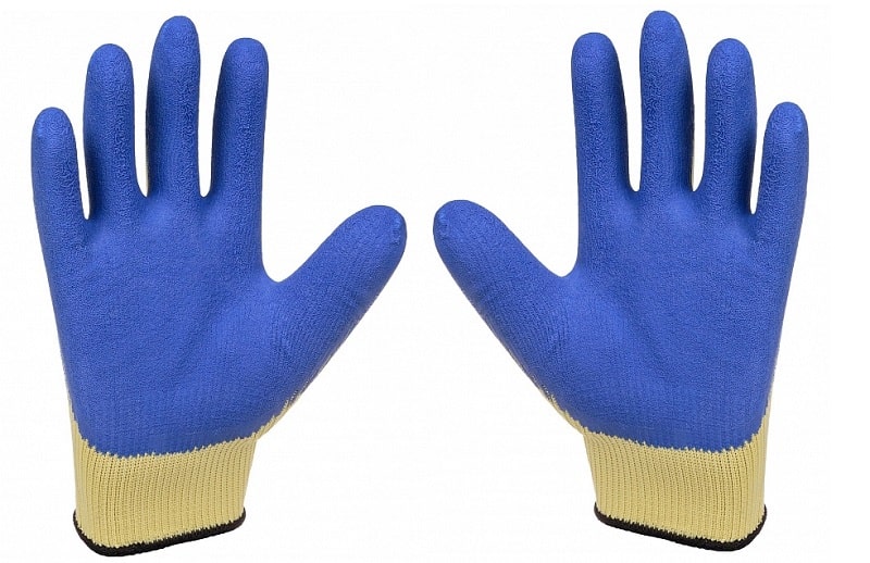 Перчатки х/б, латексное покрытие (рельефный облив), 10кл П2244-1 БРИЗ