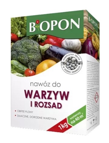 Удобрение БИОПОН для овощей и рассады 1кг BROS
