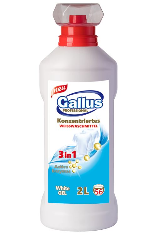 Гель для стирки белых тканей Gallus Professional 3в1, 2л
