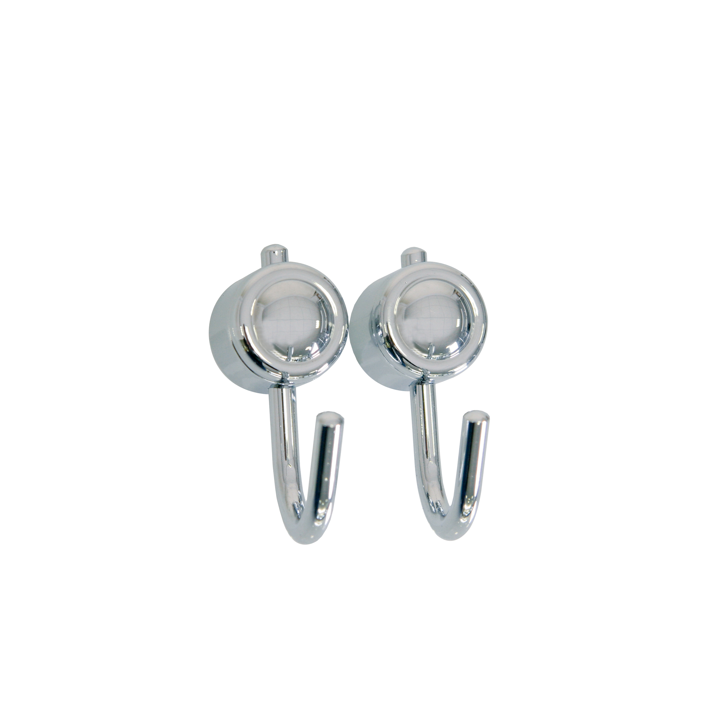 Крючок для ванной Атлантика, 2 шт хром 