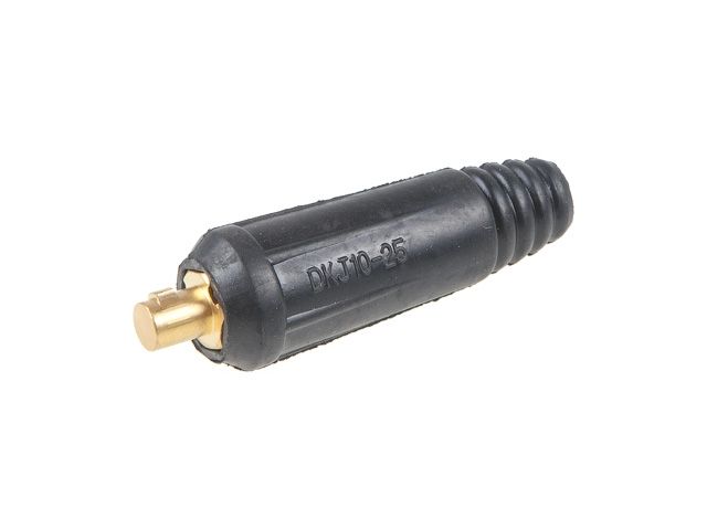 Разъем сварочный 10-25 мм2 DX25, Solaris WA-2473 (папа)