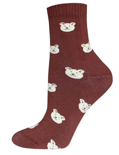 Носки женские 1408 рис.701 коричневый, Брестский чулочный комбинат