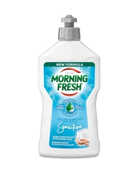 Средство для мытья посуды MORNING FRESH Sensitive Aloe Vera 0,40 л (суперконцентрат)