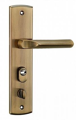 Ручки на планке А1416К S017-L АВ для китайских дверей  с пластиком (левые) ARNI