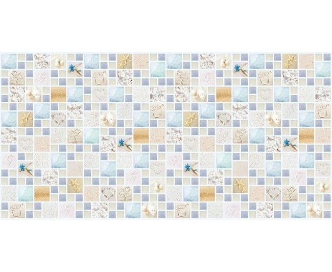 Панель ПВХ 955х480мм Мозаика Лагуна песчаная ArtDekArt