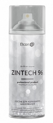 Грунт-эмаль цинкнаполненная ELCON Zintech 96% аэрозоль 520мл