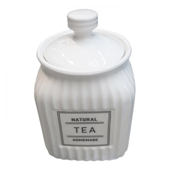 Банка для сыпучих продуктов керамическая 