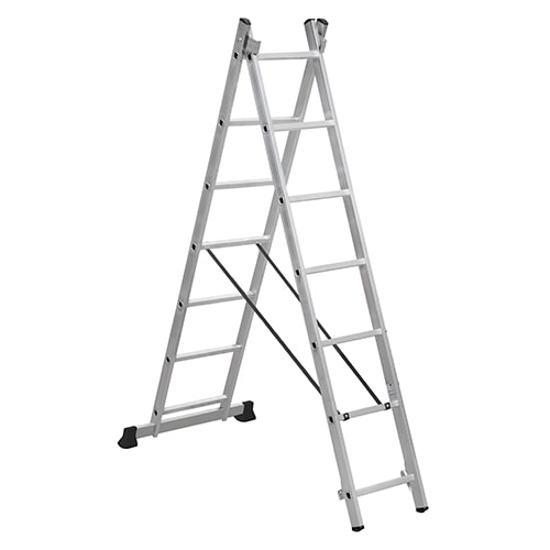 Лестница алюминиевая двухсекционная, Алюмет SC2007