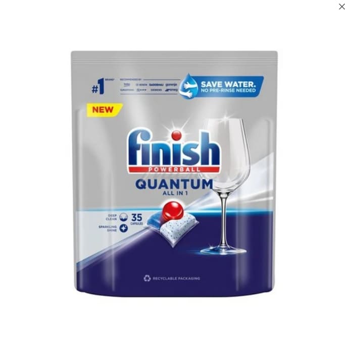Капсулы для посудомоечных машин 35шт Finish Powerball Quantum AIO 