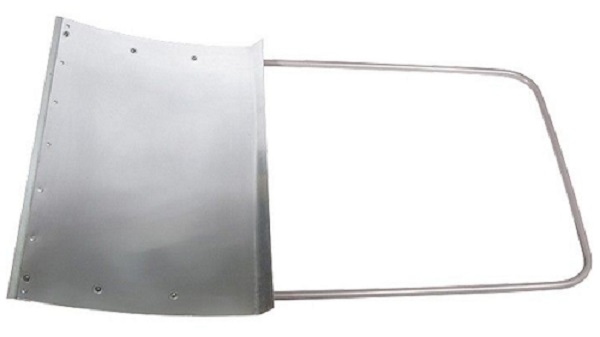 Движок для уборки снега алюминиевый, 755х505х1240 мм, стальная рукоятка, СИБРТЕХ 61526