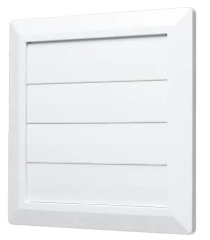 Решетка вентиляционная фасадная с гравитационными жалюзи 170х170мм (RG-1717) Storm