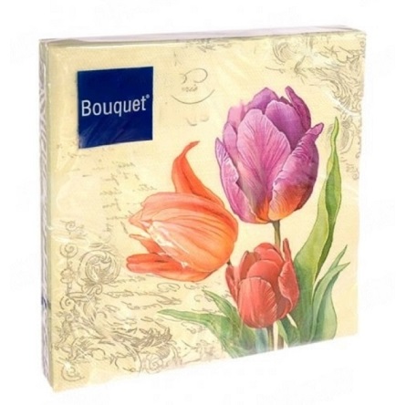 Салфетки бумажные 33x33см 