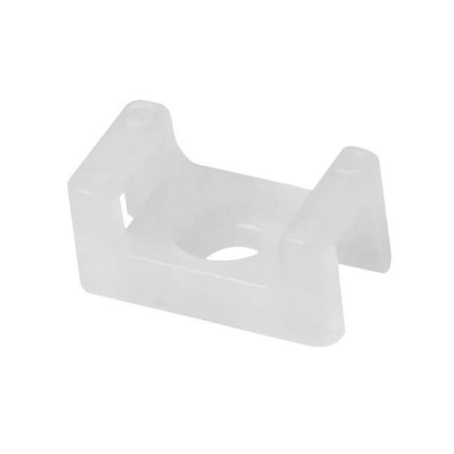 Площадка для хомута-стяжки 15х10 мм белый 100 шт HLT Electric 084-07-081