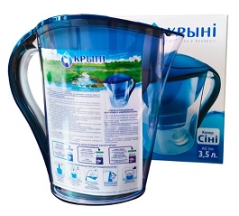 Водоочиститель Кувшин КРЫНI Вадавiта синий
