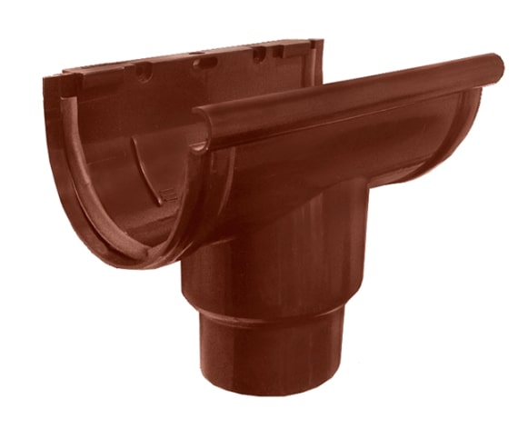 Воронка желоба (коричневый) 100/80 мм MUROL