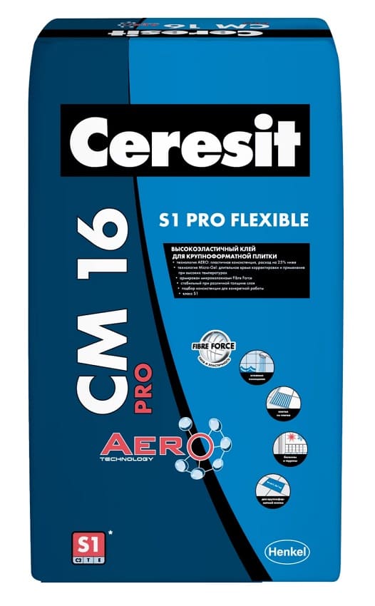 Клей для плитки Ceresit CM 16 PRO, 20 кг