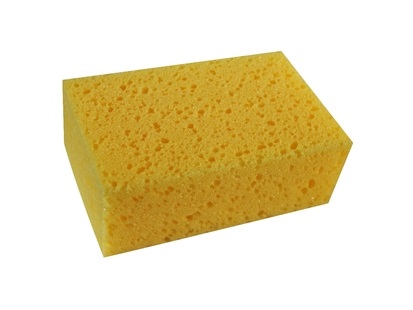 Губка мелкопористая поролоновая 16х10х6 см, STMDECOR EG024C
