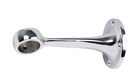 Держатель дистанционный проходной d 25 мм, хром, AKS 14286