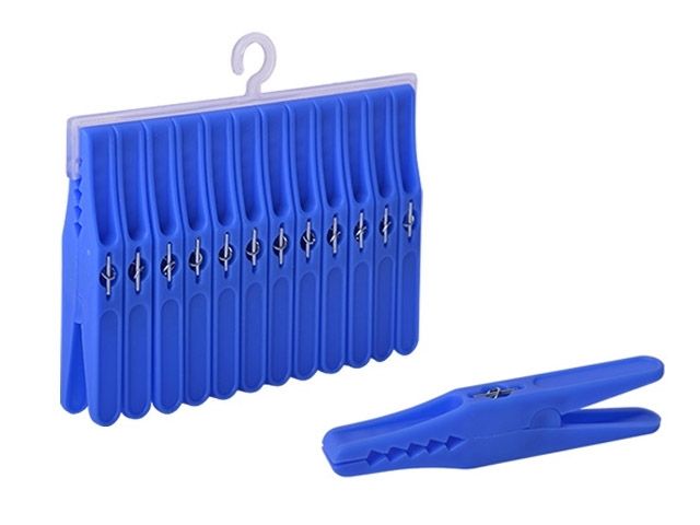 Прищепки для белья Crocodile, 12 шт., DRINA 10150