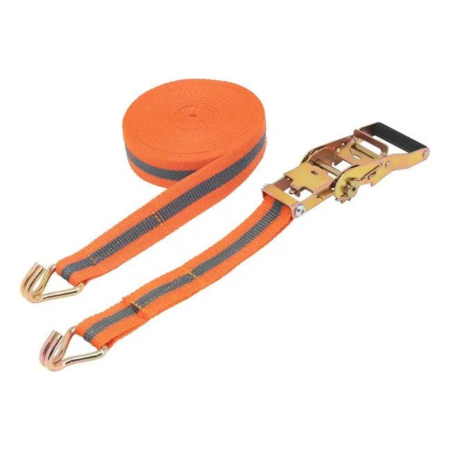 Ремень багажный с крюками 0.038х10 м храповой механизм Automatic Stels 54366