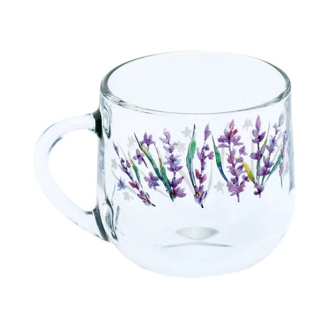Кружка керамическая Грамине. Лаванда 300 мл Belbohemia 18с2022 ДЗ Лаванда
