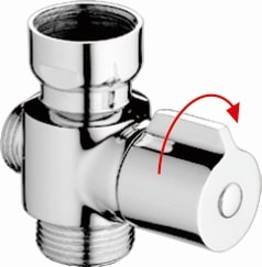 Дивертор с картриджем, усиленный LAAA-2 LEDEME