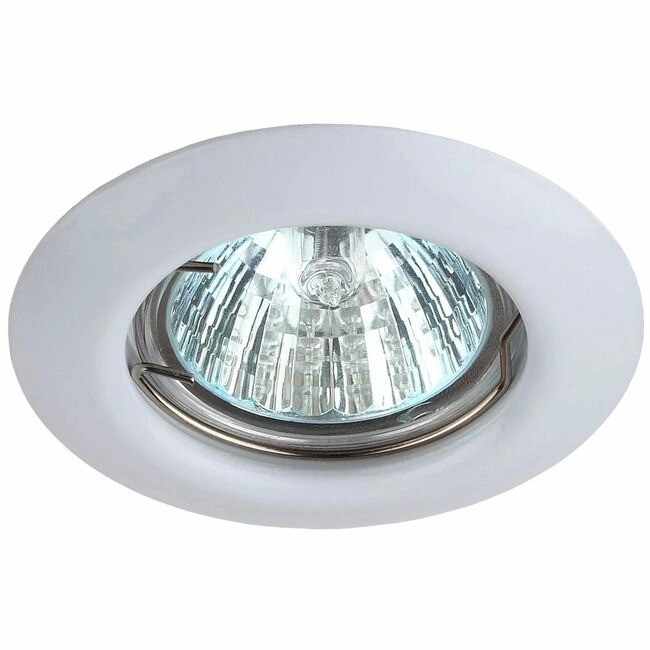 Светильник встраиваемый под лампу MR16/GU5.3 белый ЭРА ST3 WH