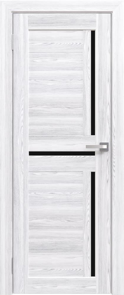 Дверное полотно Амати 18 Сканди классик 200 см черное стекло ЮНИ Двери 