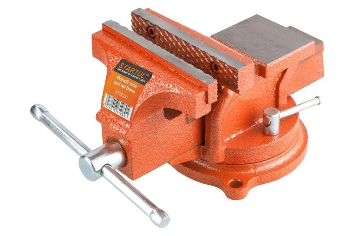 Тиски слесарные, поворотные 125 мм, STARTUL MASTER ST9500-125