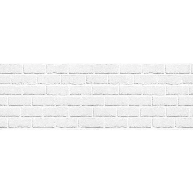 Панель кухонная (фартук) ПВХ Кирпич Белый Лофт 0.6х3м Югпластмаркет