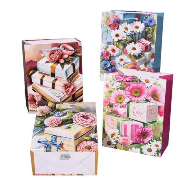 Пакет подарочный 30х41,5х12см ЮниПресс BY-118-6