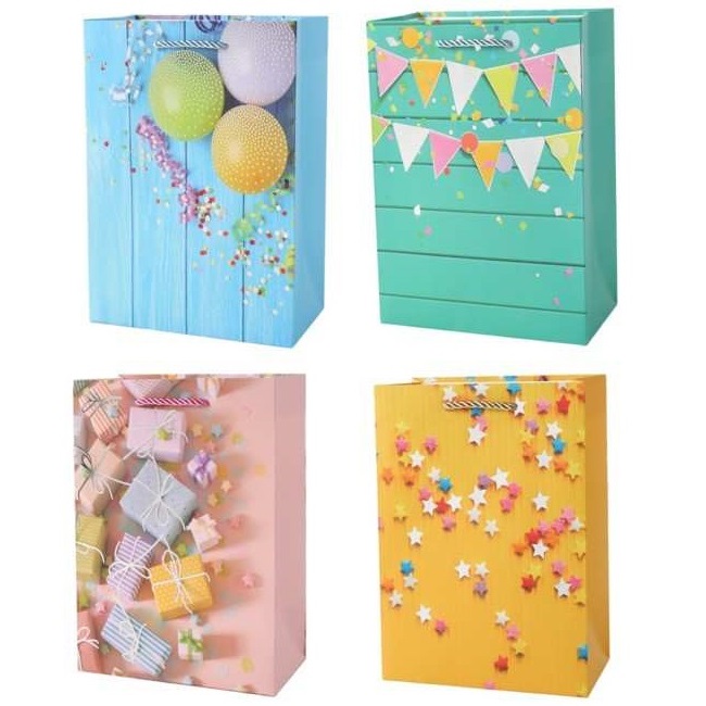 Пакет подарочный 26х32х10см ЮниПресс BY-118-68