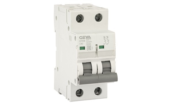 Автоматический выключатель GYM8 2P 40А C 4.5кА, GEYA GYM82P40C
