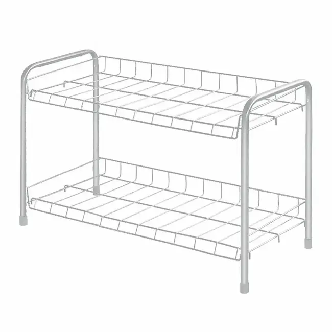 Этажерка для обуви 660х280х440 мм матовый серый NIKA ЭТ3-МС