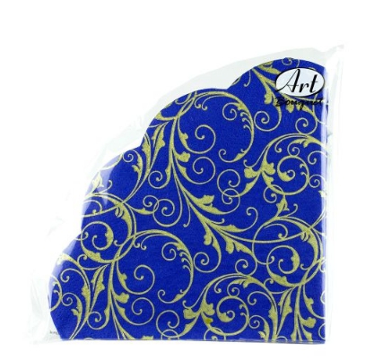 Салфетки бумажные Ф32см, 3 слоя, 