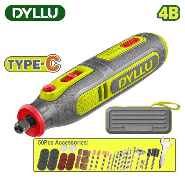 Гравер DYLLU DTRYN418 (оснастка, сумка)